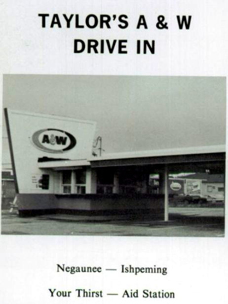 A&W Restaurant - Ishpeming - 1419 N 2Nd St - Old Yearbook Ad (newer photo)